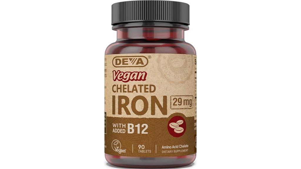 vegan chelated iron supplement