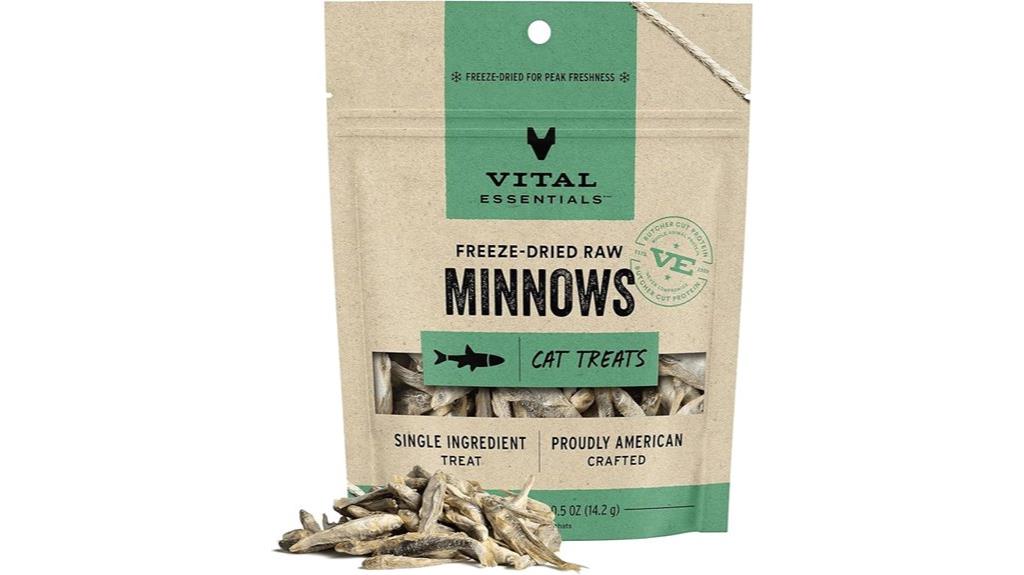 vital essentials minnows cat treats