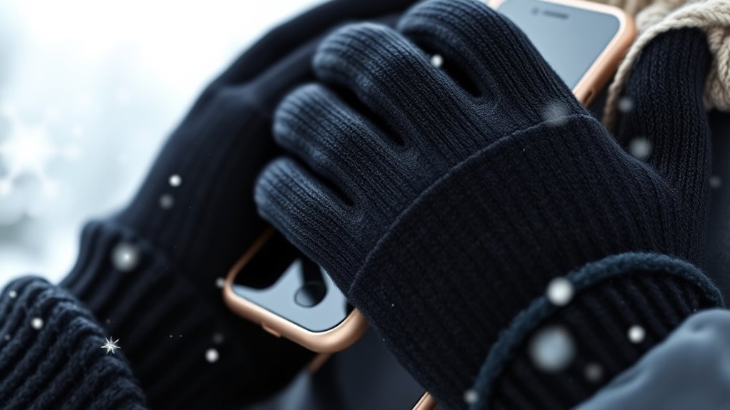warm responsive versatile gloves