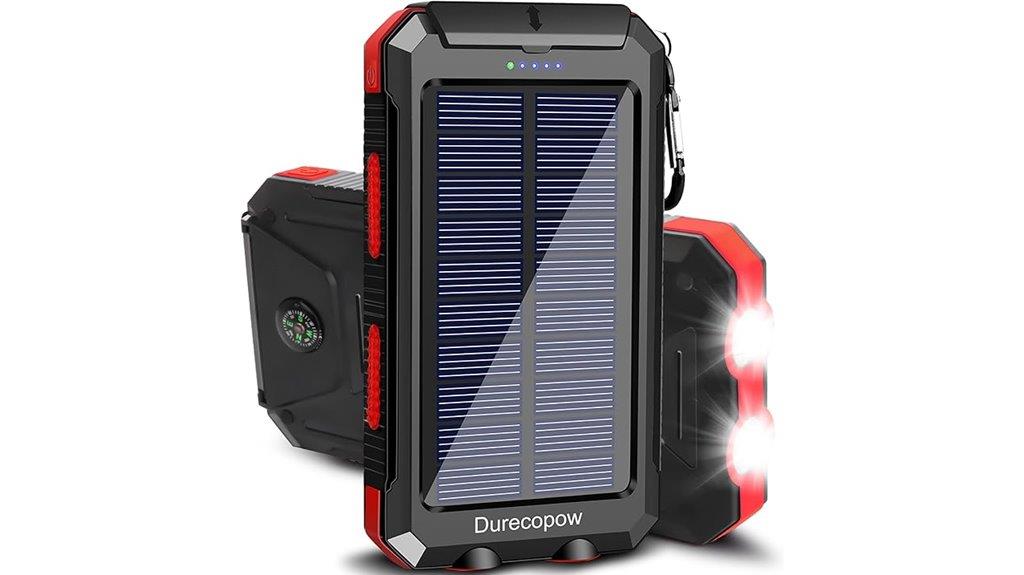 waterproof solar power bank