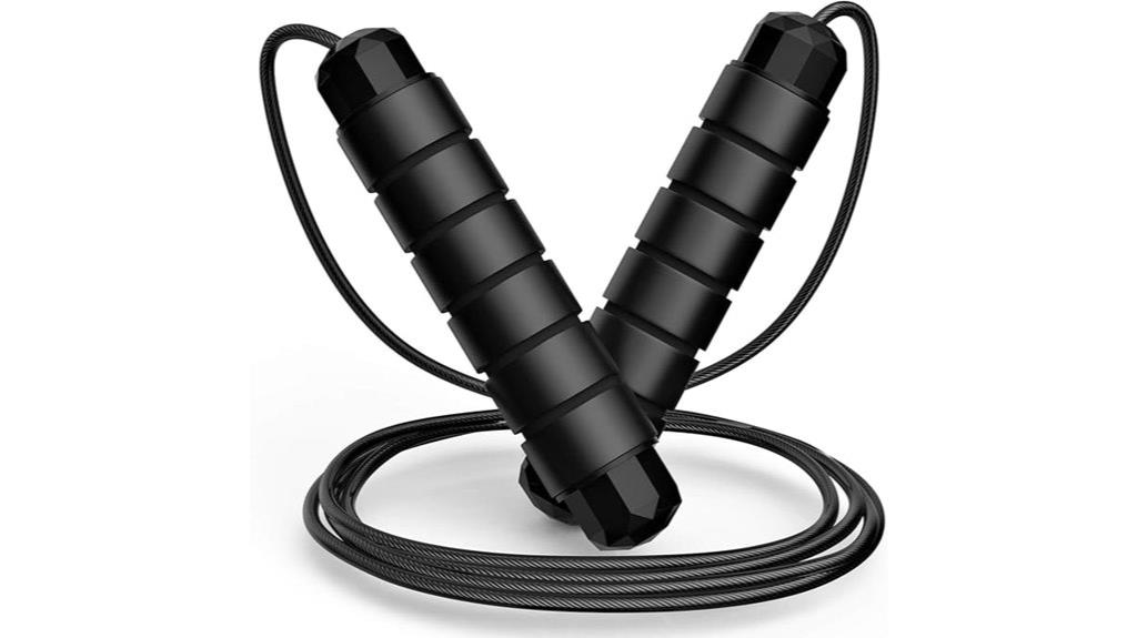 weighted ball bearing jump rope