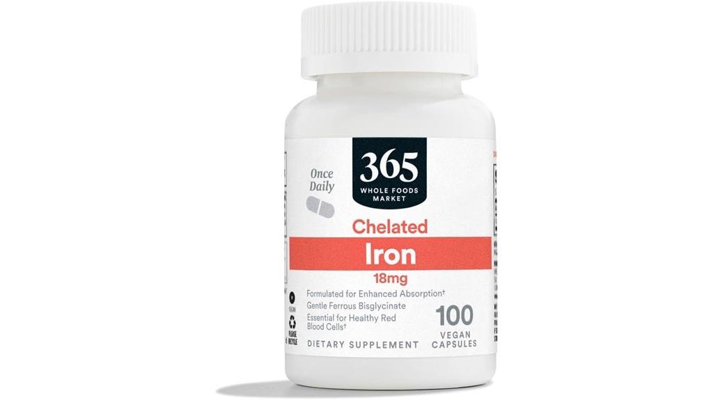 whole foods chelated iron