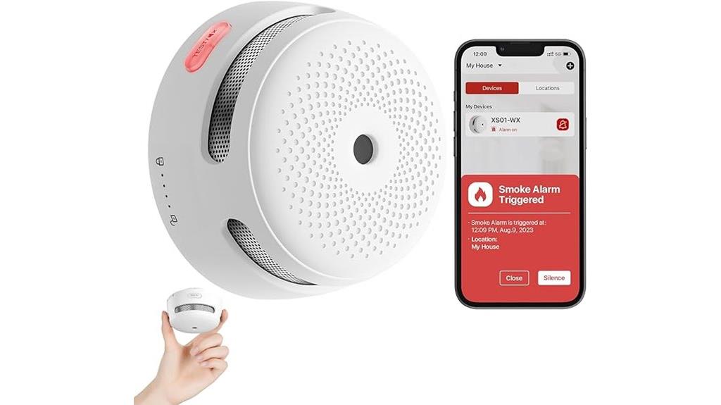 wi fi smoke detector notification