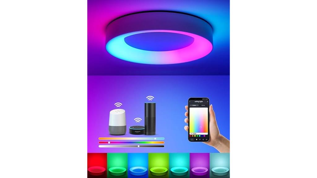 wifi rgb led ceiling light