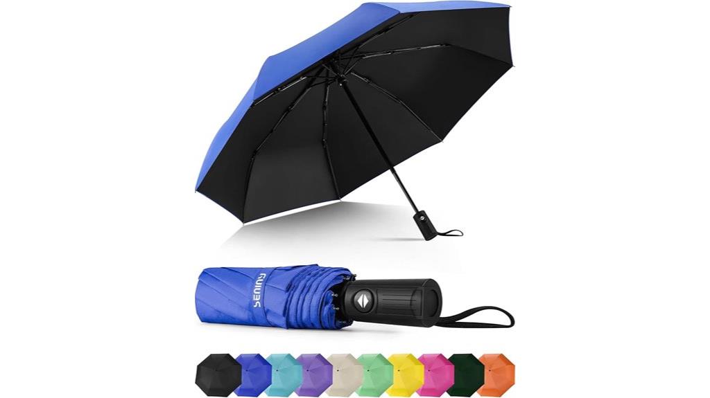 windproof automatic rain umbrella