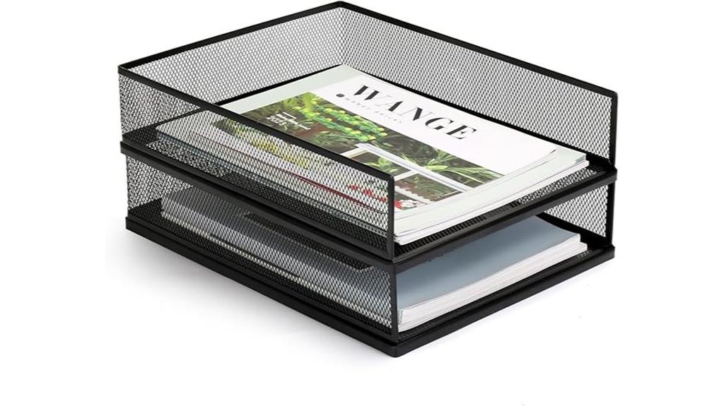 wire mesh letter trays