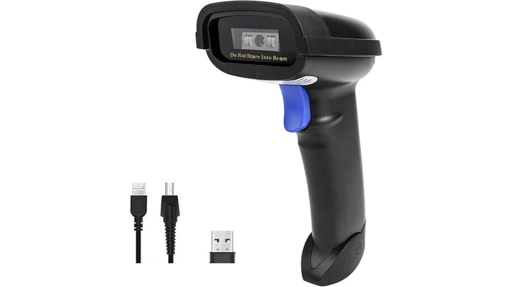 wireless and wired barcode scanner