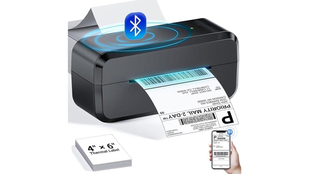 wireless bluetooth label printer