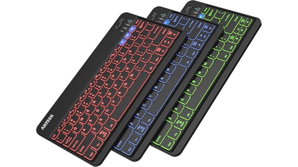 wireless bluetooth multi device keyboard
