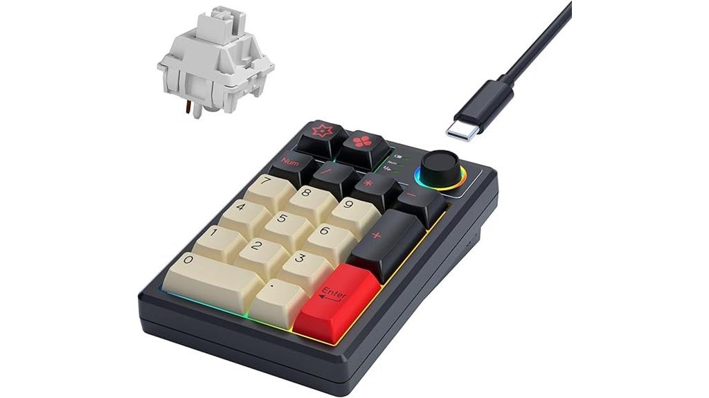 wireless bluetooth rgb numpad