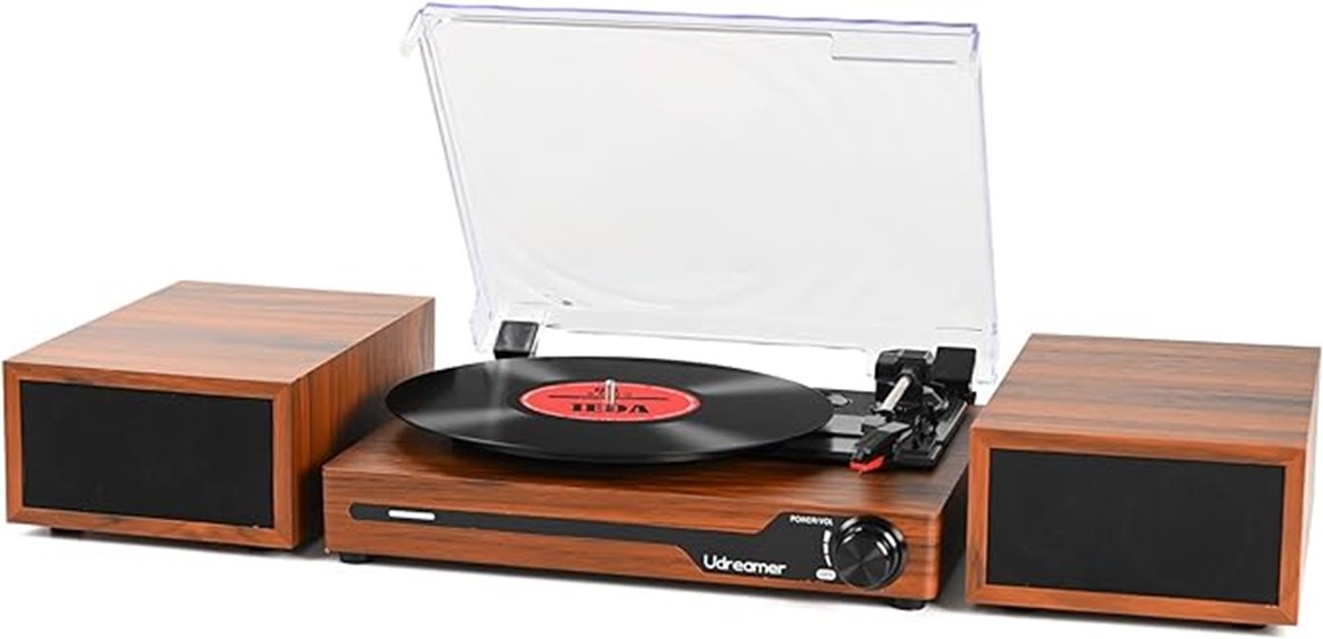 wireless bluetooth vinyl turntable