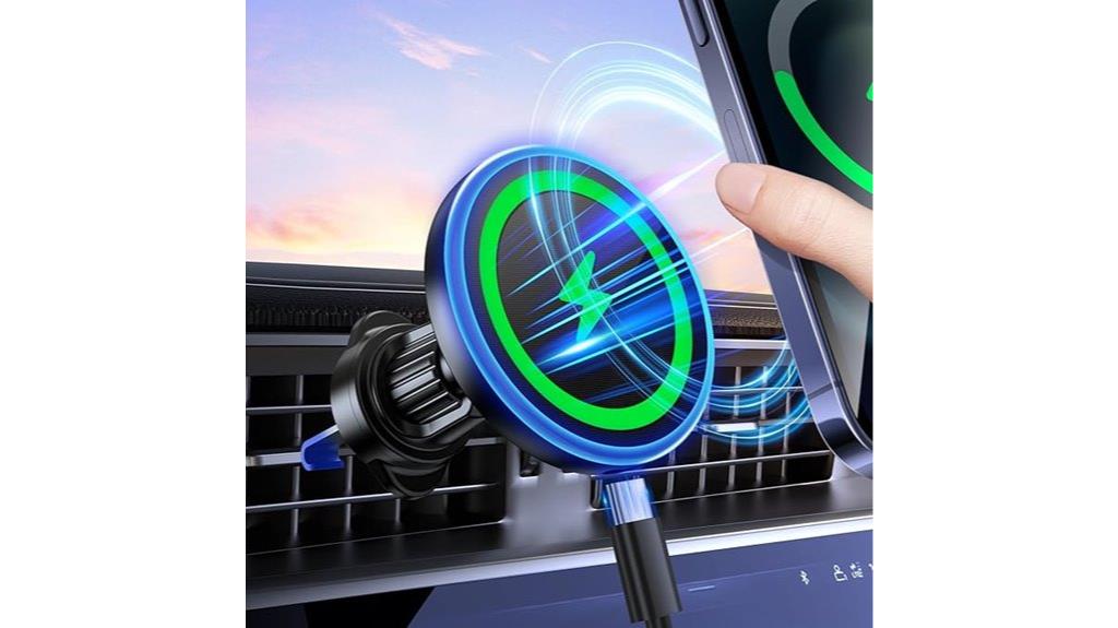 wireless car charging mount