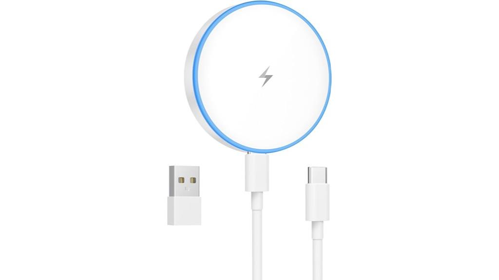 wireless charger with dual ports