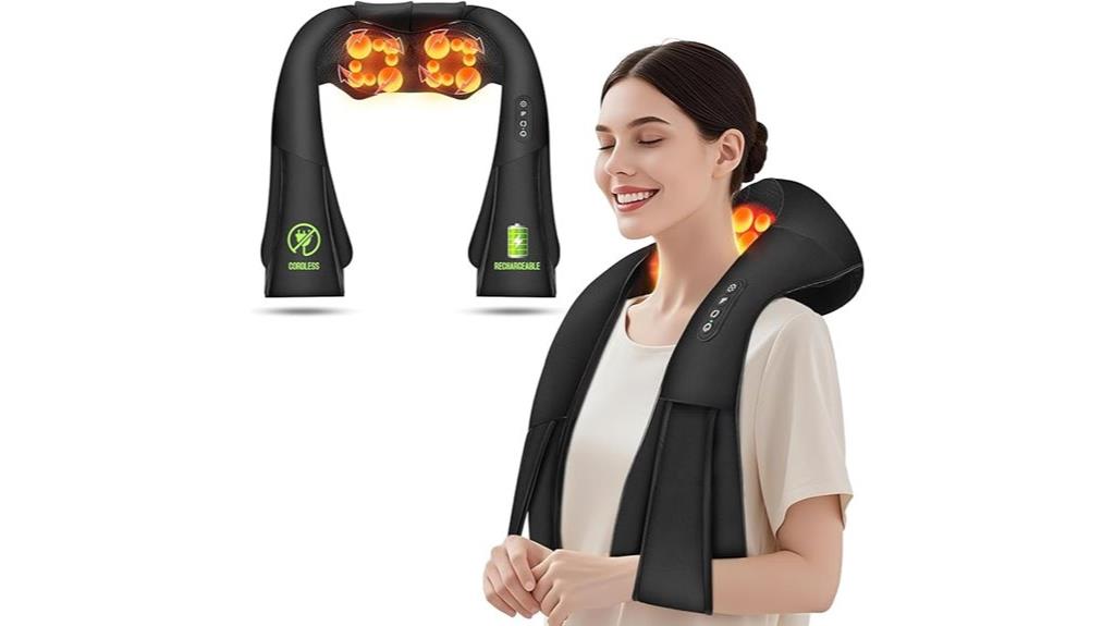 wireless heated massage device