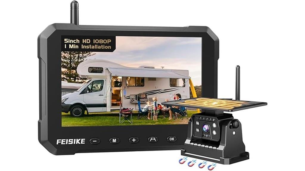 wireless magnetic backup camera