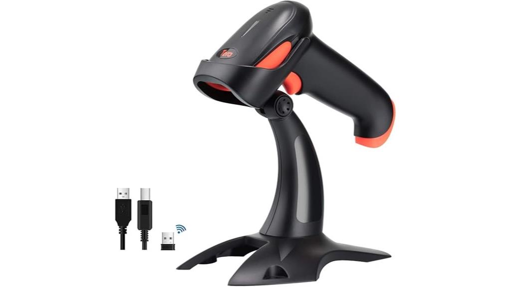 wireless qr scanner stand