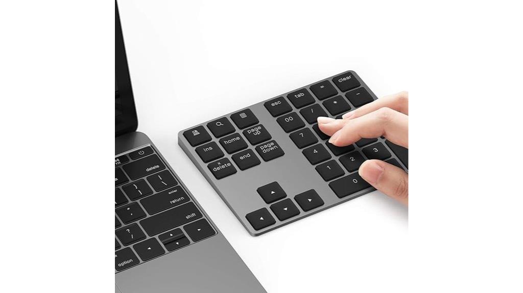 wireless rechargeable numeric keypad