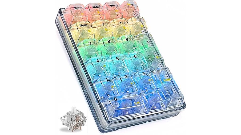 wireless rgb mechanical numpad
