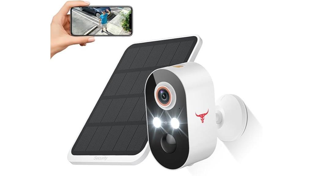 wireless solar security camera