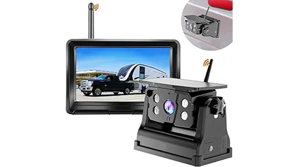 wireless solar towing camera