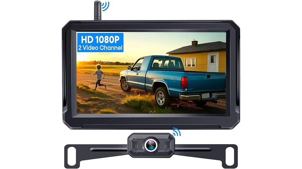 wireless truck backup camera