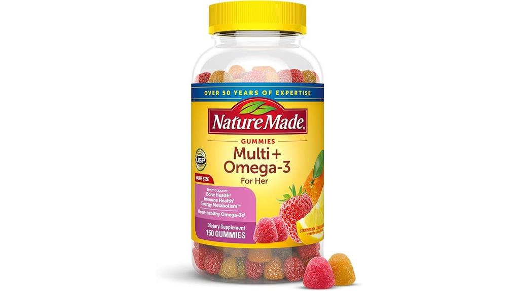 women s gummy multivitamins omega 3