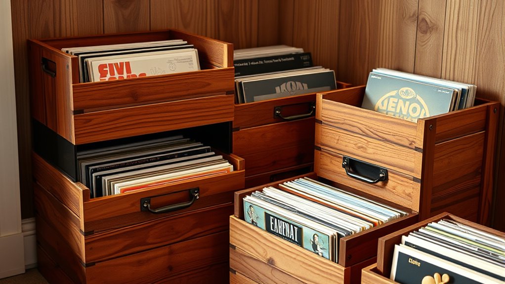 wooden record crate considerations