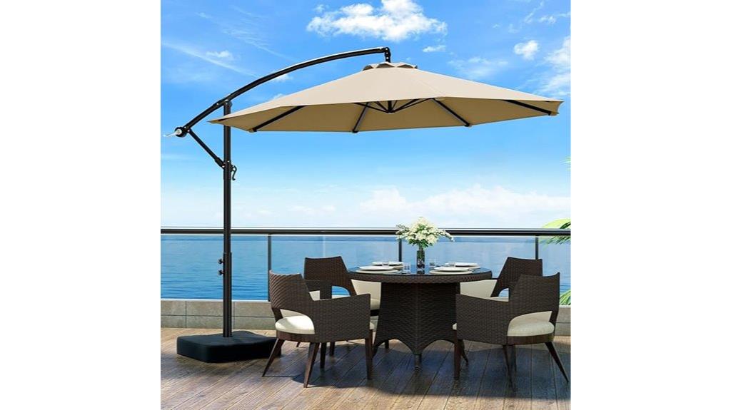 10ft umbrella with base