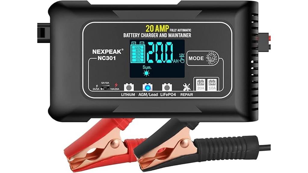 20 amp car battery charger