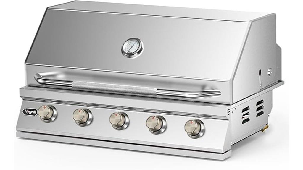 40 inch built in gas grill