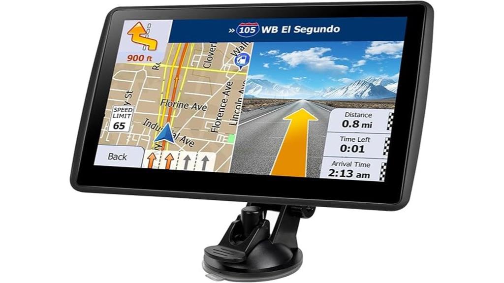 7 inch vehicle gps display