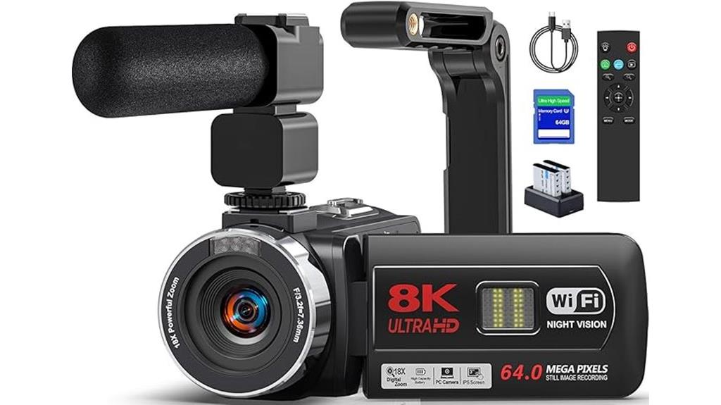 8k 64mp night vision