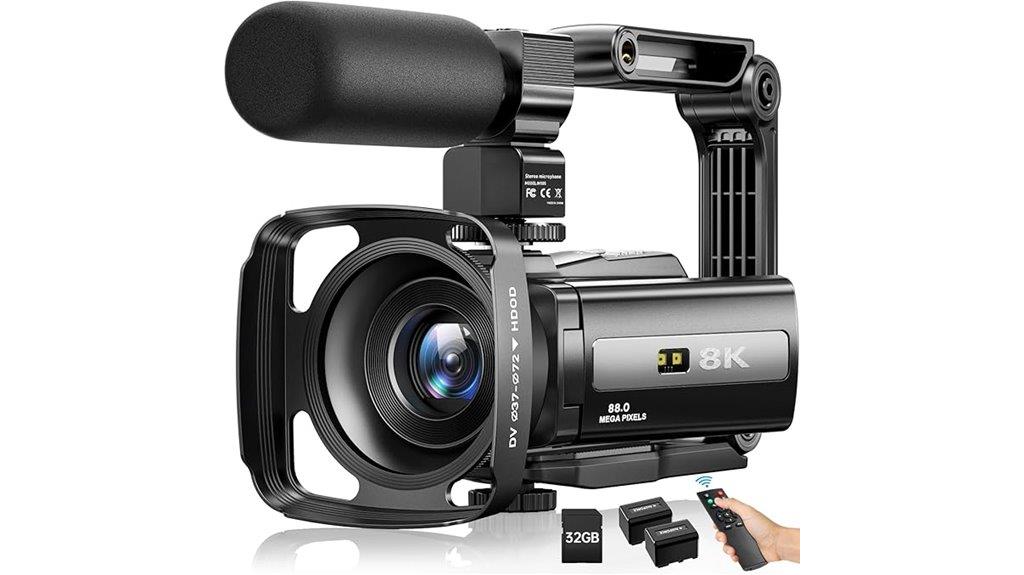 8k wifi video camera