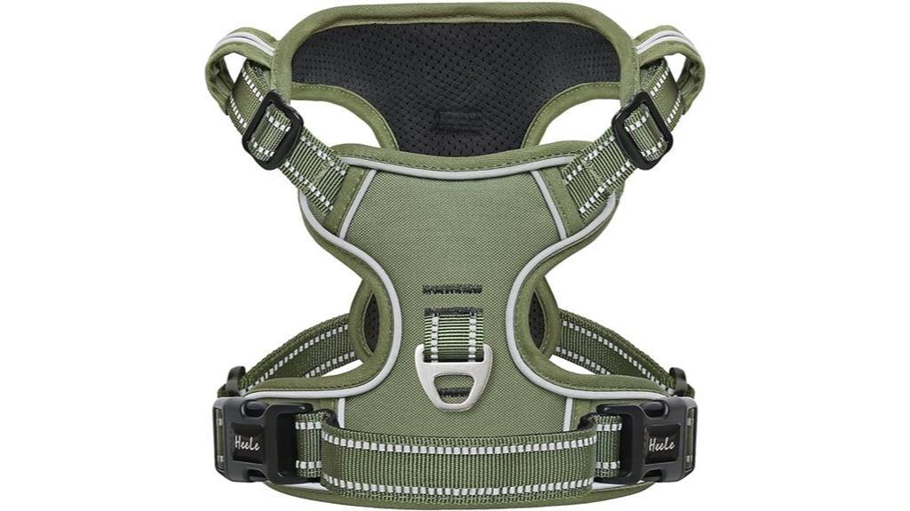 adjustable dog harness sizes