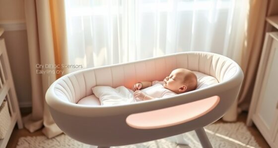 auto rocking bassinet with cry detection