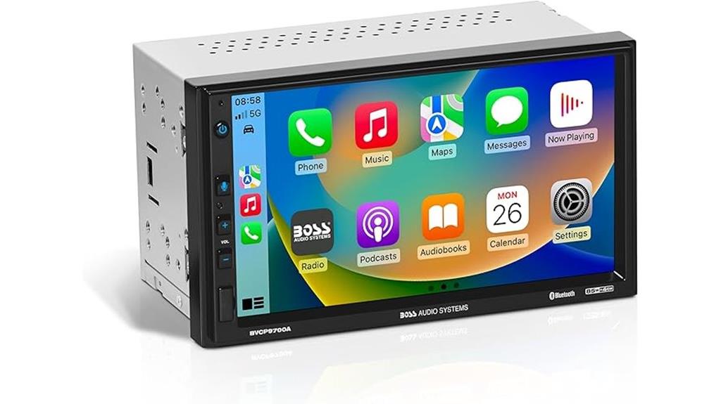 car stereo touchscreen display