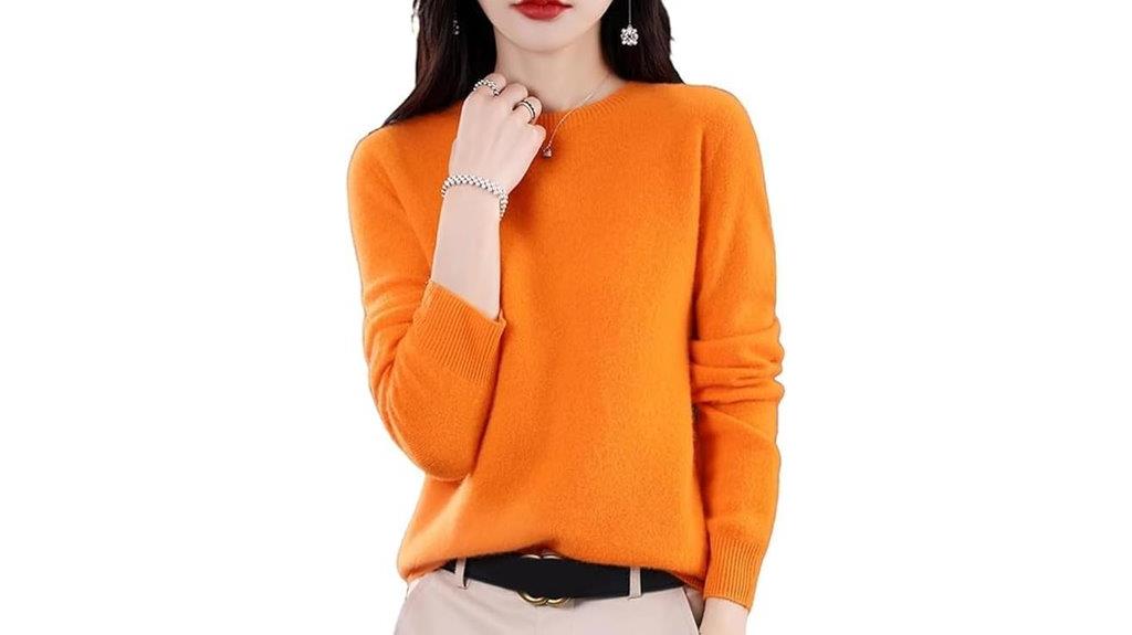 cashmere crewneck sweater