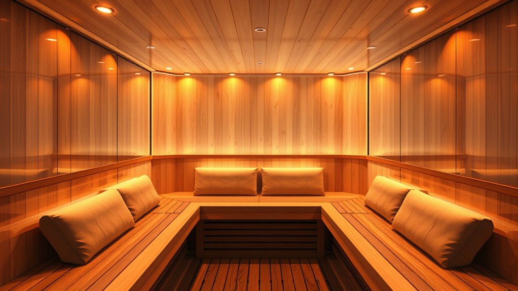 choosing spacious safe sauna