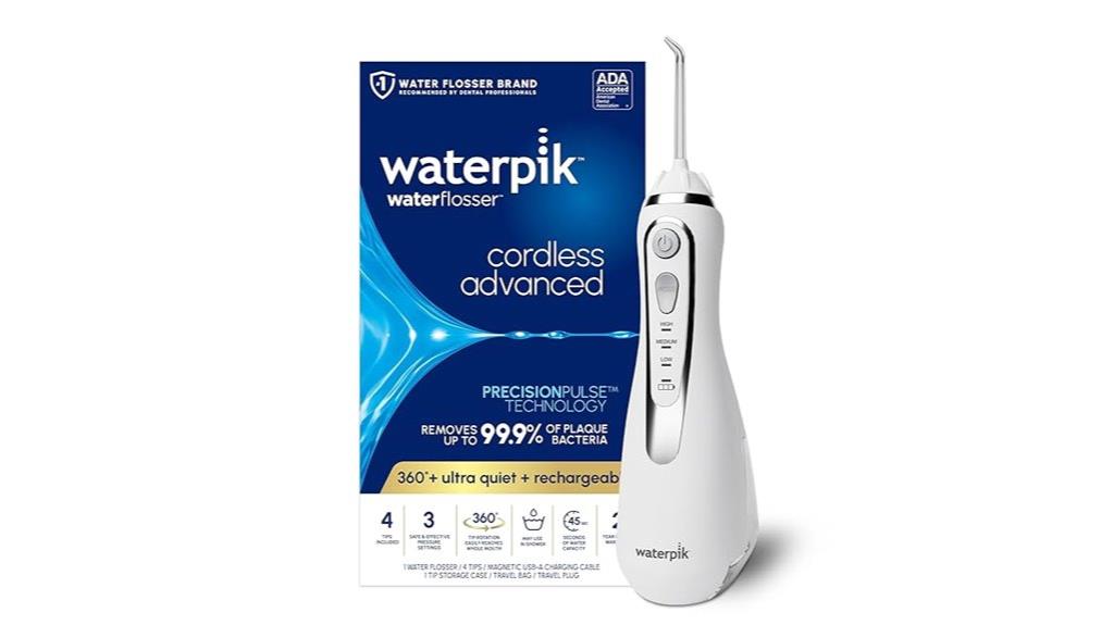 cordless dental water flosser