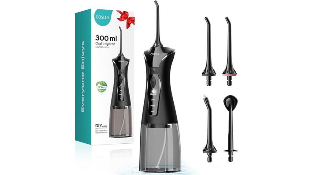 cordless portable dental flosser