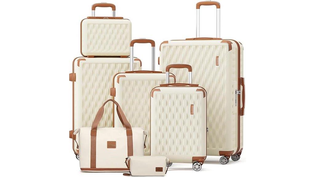 durable spinner luggage set
