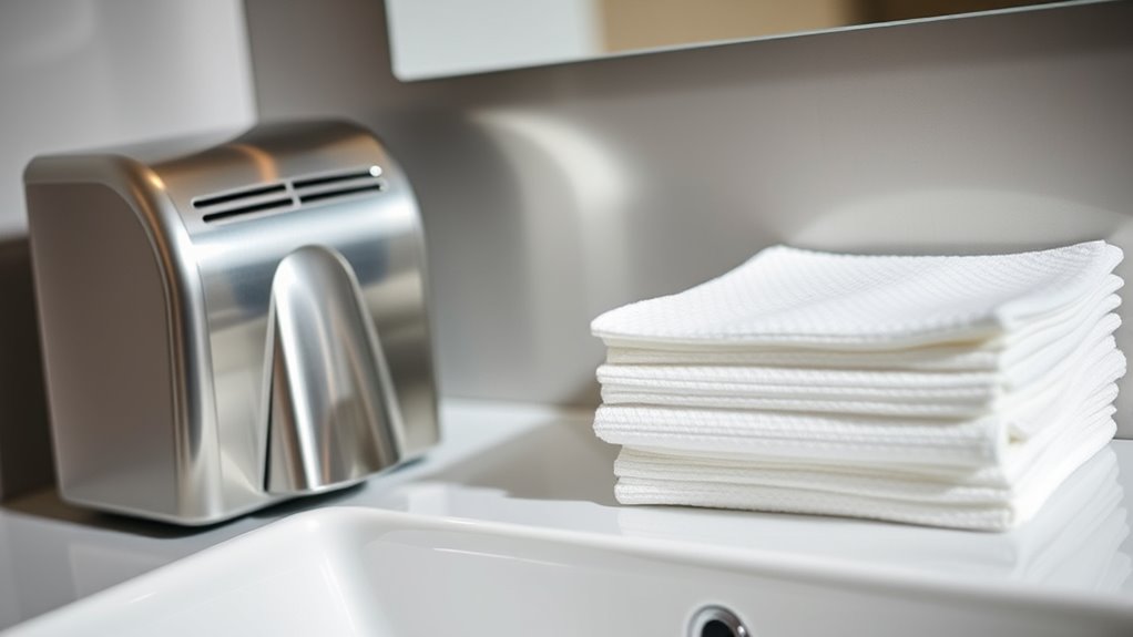 hand dryers vs paper towels