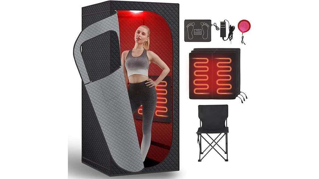infrared sauna red light