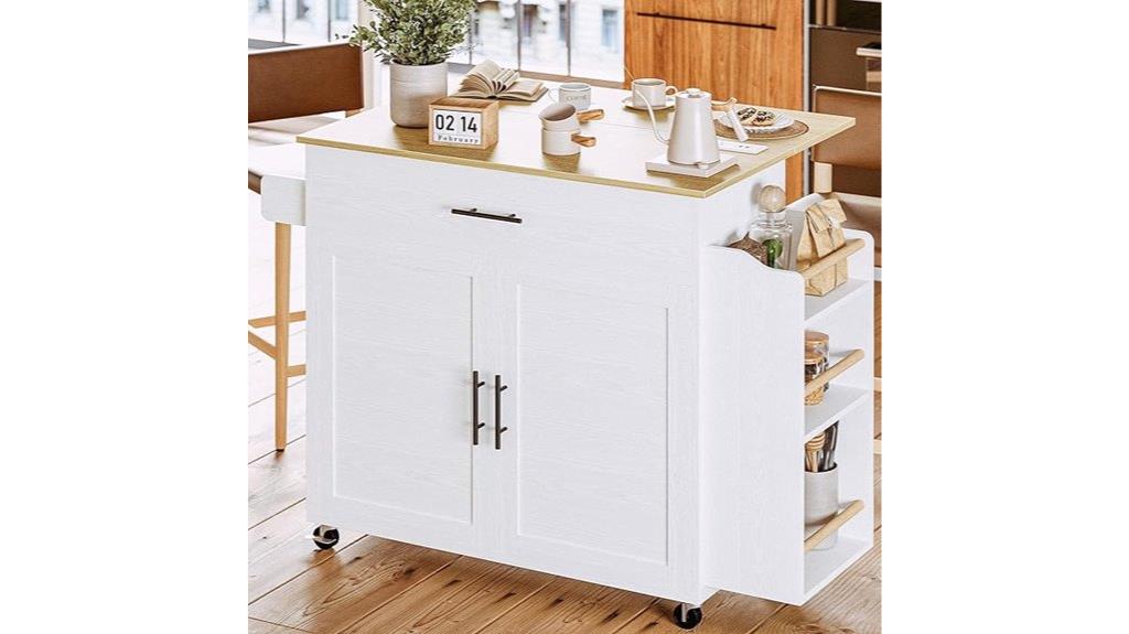 kitchen island with storage