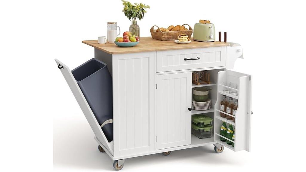 kitchen island with storage