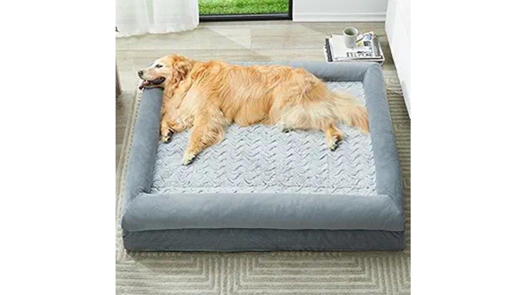 large washable waterproof dog bed