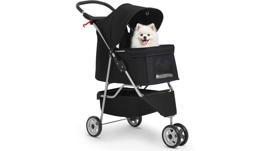 lightweight waterproof pet stroller