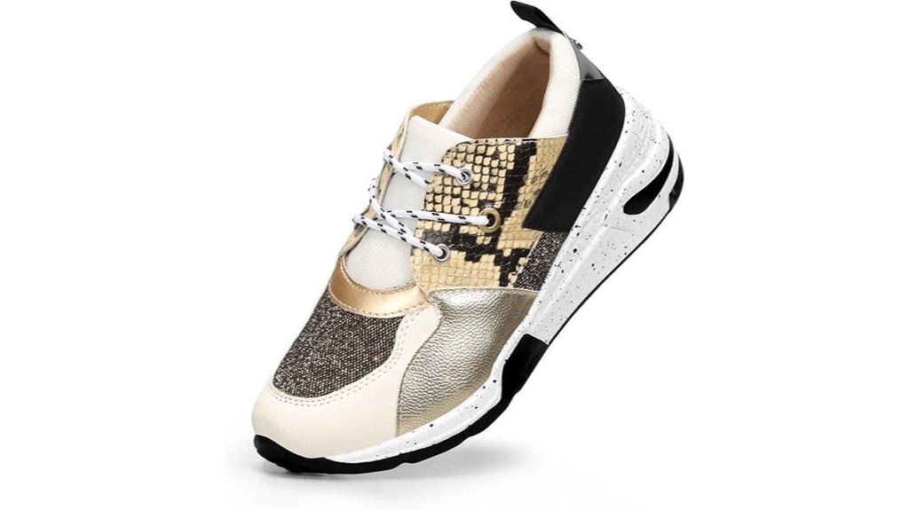 lucky step wedge sneakers