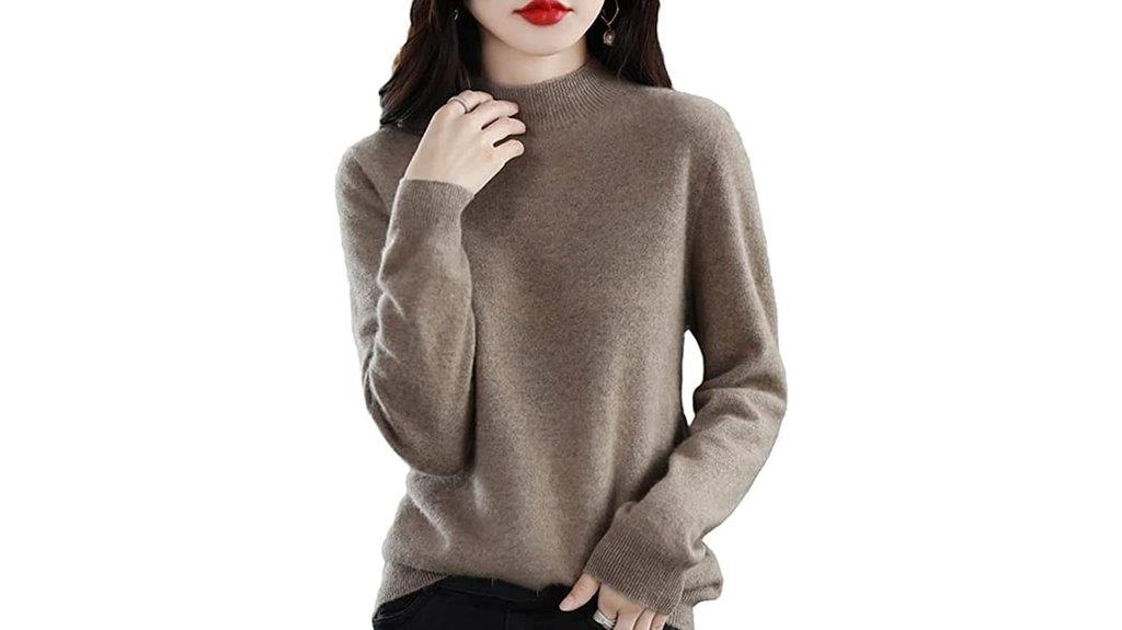 luxurious cashmere oversized sweater