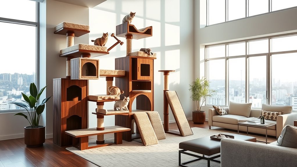 luxury cat tree designs